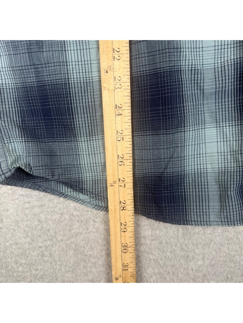 Pendleton Men’s Blue Plaid Frontier Shirt Size S Button Down Made in USA - Picture 5 of 8